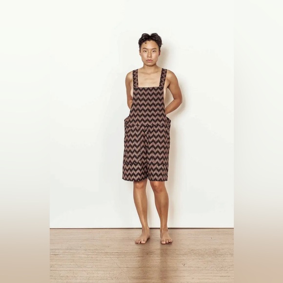 Ace & Jig Pants - Ace & Jig Huck Shortall in Herringbone